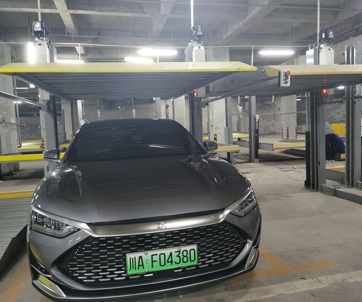 嘉陵雙柱簡(jiǎn)易式停車(chē)立體車(chē)庫改造