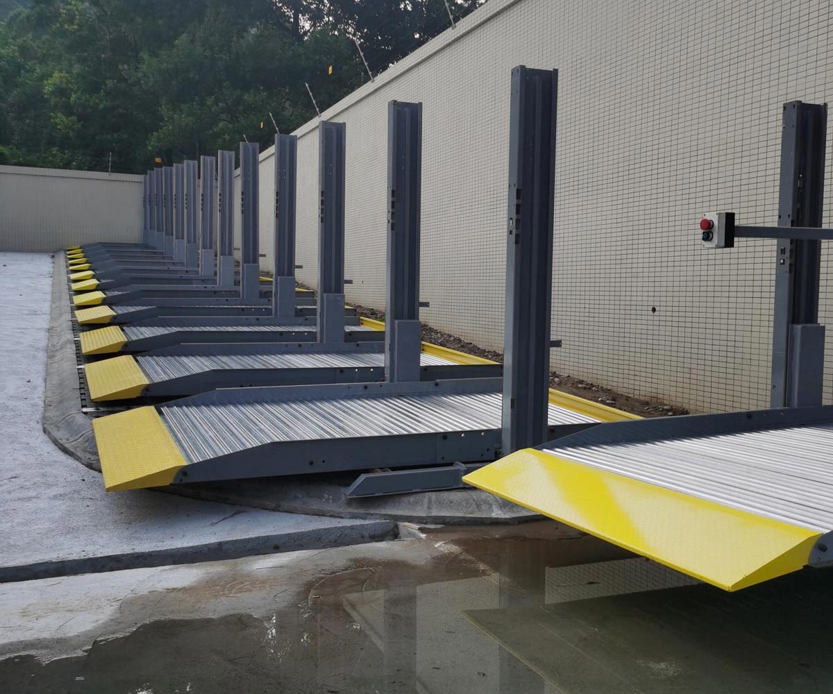 龍陵兩柱式機械立體停車(chē)設備回購