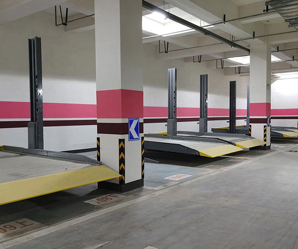 升降橫移立體車(chē)庫占地面積小增加車(chē)位