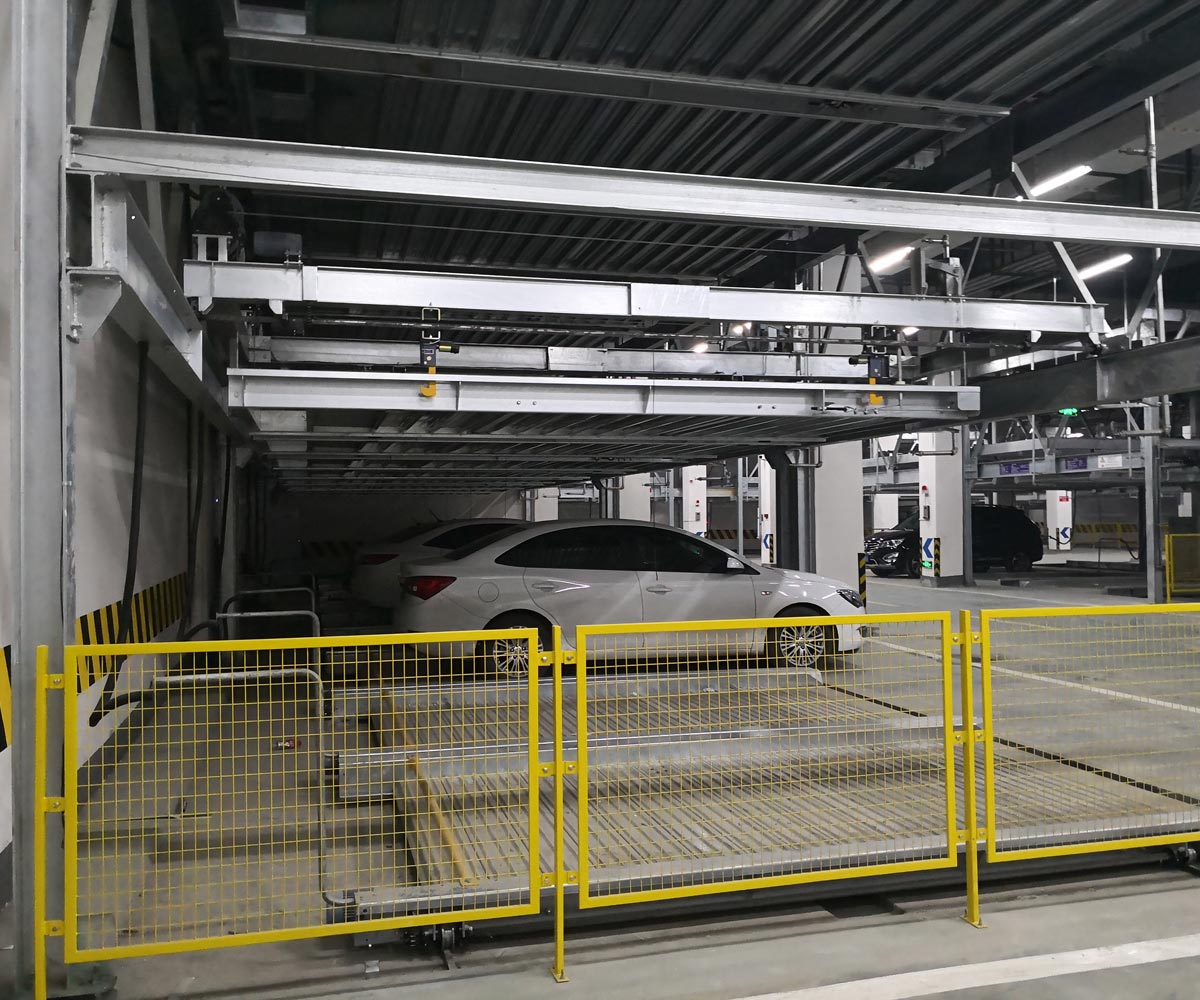 龍陵負一正二地坑PSH3D1三層升降橫移機械式立體停車(chē)設備