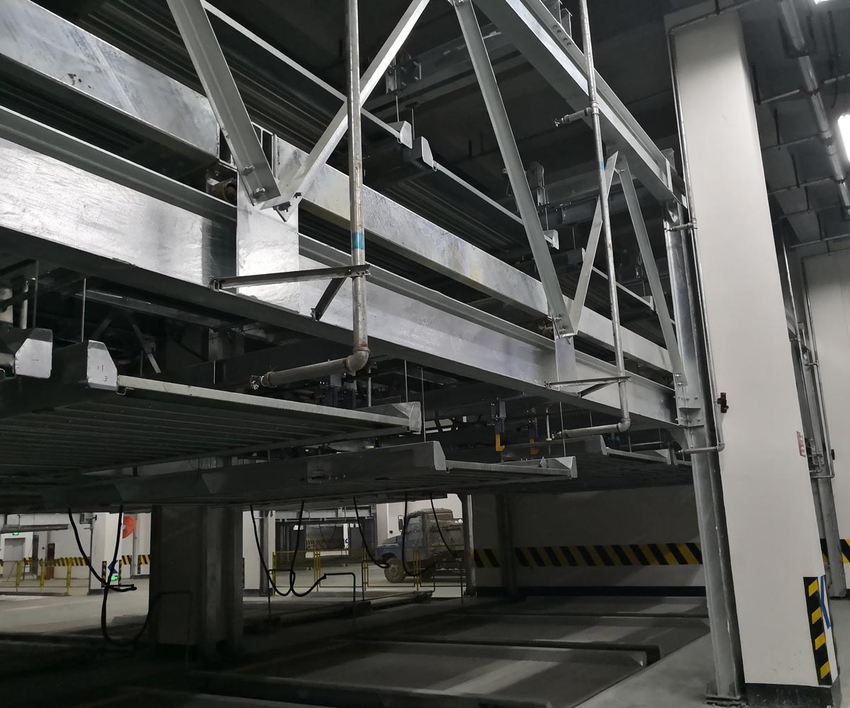 嵩明四至六層PSH4-6升降橫移機械式立體停車(chē)設備