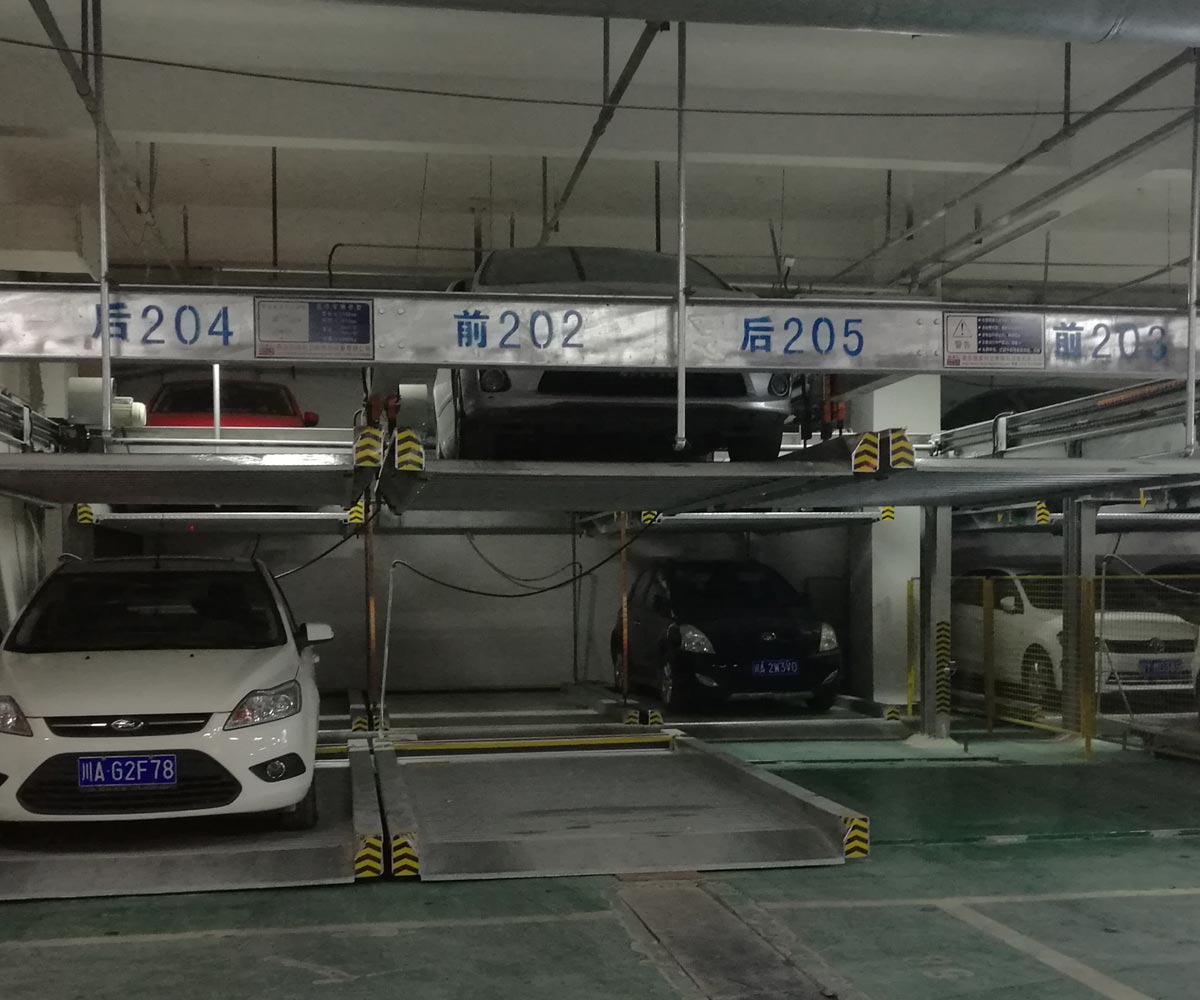 PSH7七層升降橫移機械式立體停車(chē)設備