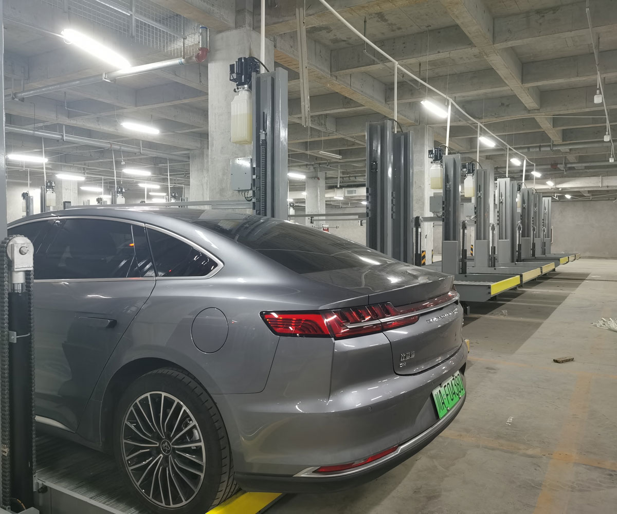 兩柱簡(jiǎn)易升降式立體車(chē)庫設備